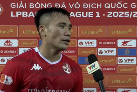 Bùi Tiến Dụng mơ trở lại đội tuyển sau phong độ ấn tượng ở Hải Phòng