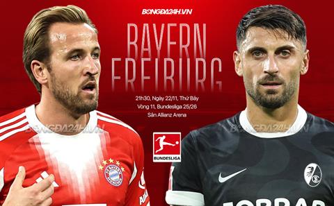 Nhận định Bayern Munich vs Freiburg (21h30 ngày 22/11): Trở lại mạch thắng