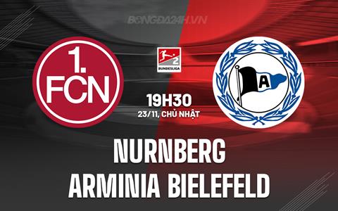 Nhận định Nurnberg vs Arminia Bielefeld 19h30 ngày 23/11 (Hạng 2 Đức 2025/26)