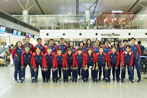 ĐT futsal nữ Việt Nam sang Trung Quốc tập huấn cho SEA Games 33