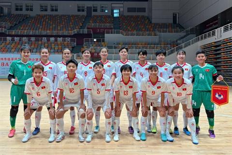 ĐT Futsal nữ Việt Nam 2 lần bị Trung Quốc gỡ hòa