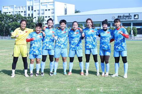 Tân binh tuyển nữ Việt Nam đặt quyết tâm giành 3 điểm trước Malaysia
