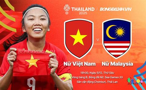 Nhận định Nữ Việt Nam vs Malaysia (18h30 ngày 05/12): Chiến thắng trong tầm với