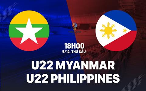 Nhận định U22 Myanmar vs U22 Philippines 18h00 ngày 5/12 (SEA Games 33)