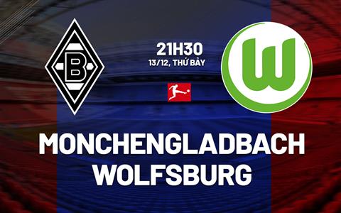 Nhận định bóng đá Monchengladbach vs Wolfsburg 21h30 ngày 13/12 (Bundesliga 2025/26)