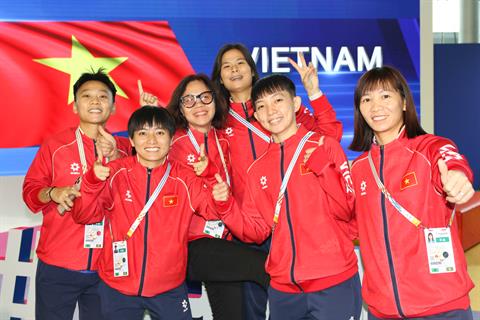 ĐT futsal nữ Việt Nam sẵn sàng săn huy chương SEA Games 33