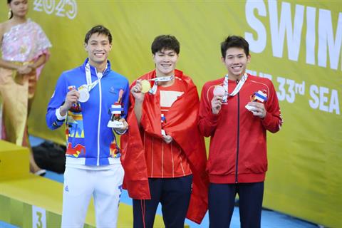 Việt Nam khép lại ngày thi đấu đầu tiên SEA Games 33 với 4 tấm HCV