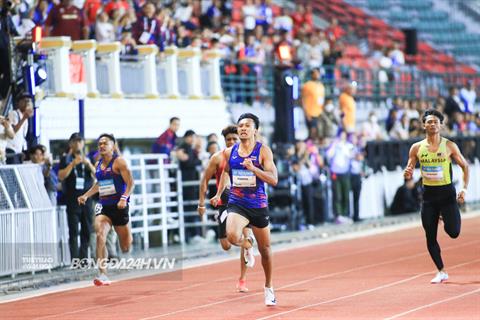 Vua tốc độ Thái Lan Puripol Boonson phá sâu kỷ lục SEA Games
