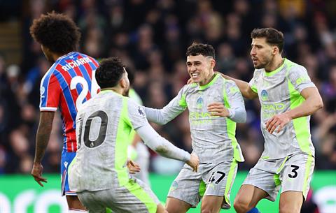 Pep mừng ra mặt sau chiến thắng của Man City