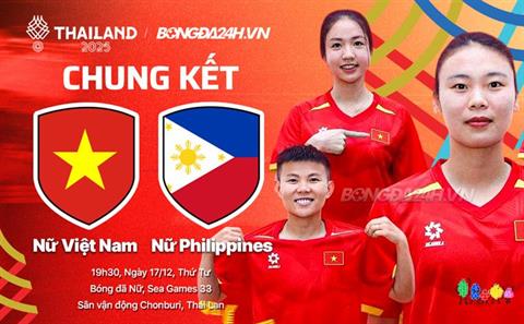 Nhận định nữ Việt Nam vs nữ Philippines (19h30 ngày 17/12): Hứa hẹn căng thẳng