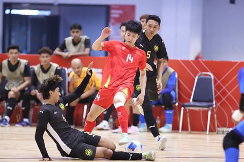ĐT futsal Việt Nam khởi đầu không thuận lợi SEA Games 33