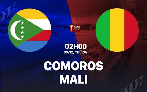 Nhận định bóng đá Comoros vs Mali 2h00 ngày 30/12 (AFCON 2025)