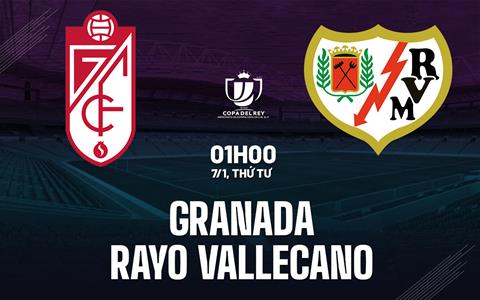 Nhận định Granada vs Rayo Vallecano 1h00 ngày 7/1 (Cúp Nhà vua TBN 2025/26)