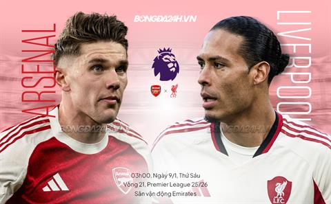 Nhận định Arsenal vs Liverpool (3h00 ngày 9/1): Pháo thủ phục thù