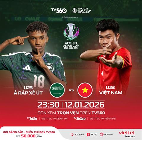 U23 Việt Nam vs U23 Saudi Arabia link xem trực tiếp hôm nay