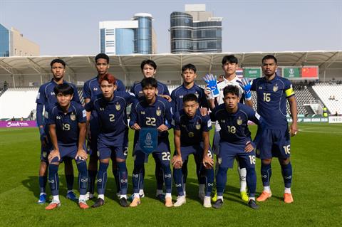 U23 Thái Lan bị loại với vị trí bét bảng U23 châu Á 2026