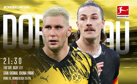 Nhận định Dortmund vs St Pauli (21h30 ngày 17/1): Cách biệt khổng lồ