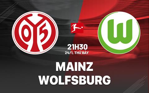 Nhận định bóng đá Mainz vs Wolfsburg 21h30 ngày 24/1 (Bundesliga 2025/26)