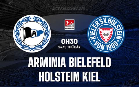 Nhận định Arminia Bielefeld vs Holstein Kiel 0h30 ngày 24/1 (Hạng 2 Đức 2025/26)