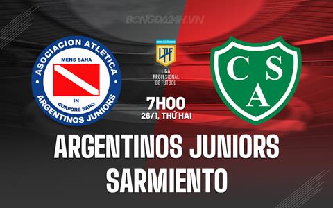 Nhận định Argentinos Juniors vs Sarmiento 7h00 ngày 26/1 (VĐQG Argentina 2026)