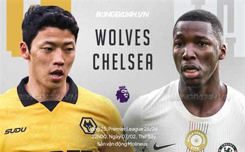 Nhận định Wolves vs Chelsea (22h00 ngày 7/2): Tiếp đà thăng tiến