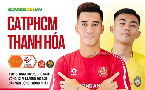 Nhận định CATPHCM vs Thanh Hóa (19h15 ngày 8/2): Ai sẽ có quà Tết?