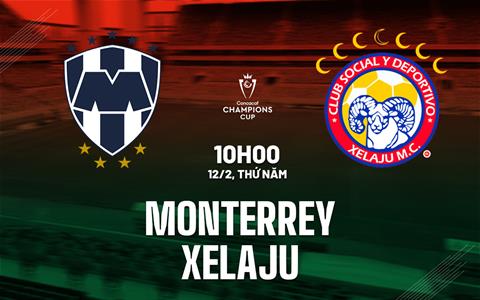 Nhận định bóng đá Monterrey vs Xelaju 10h00 ngày 12/2 (Concacaf Champions Cup 2026)