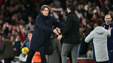 Arteta tiếc nuối khi Thomas Frank bị Tottenham sa thải