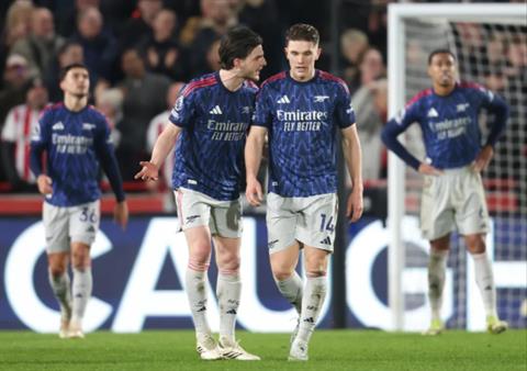 Thống kê đáng lo ngại về Arsenal