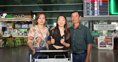 Ba ngày nghỉ Tết vội vàng của Huỳnh Như bên cha mẹ