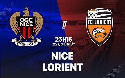 Nhận định bóng đá Nice vs Lorient 23h15 ngày 22/2 (Ligue 1 2025/26)