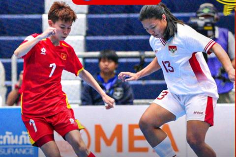ĐT futsal nữ Việt Nam giành HCĐ sau trận đại thắng trước Indonesia
