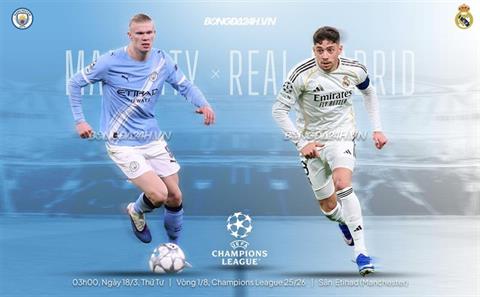Nhận định Man City vs Real Madrid (3h00 ngày 18/3): Ngược dòng nổi không?