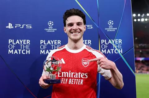 Huyền thoại Paul Merson đưa Declan Rice lên mây