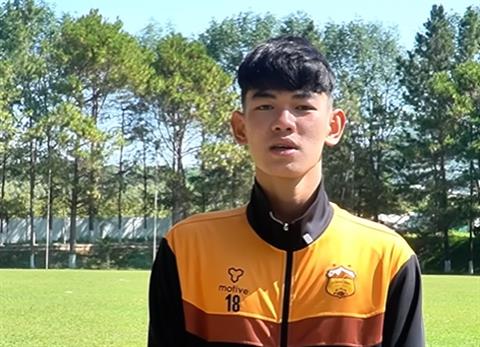 Sao HAGL hào hứng trong lần đầu được triệu tập lên U19 Việt Nam