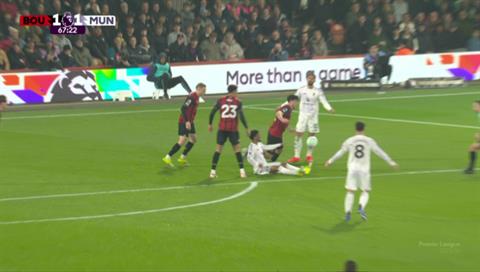 MU mất 11m trước khi Bournemouth gỡ hòa