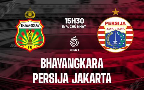 Nhận định Bhayangkara vs Persija Jakarta 15h30 ngày 5/4 (VĐQG Indonesia 2025/26)