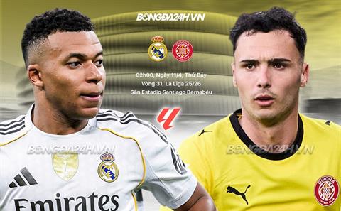 Nhận định Real Madrid vs Girona (02h00 ngày 11/4): Tìm lại niềm vui