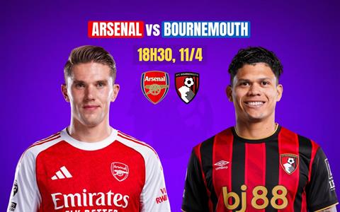TRỰC TIẾP Nhận định - phân tích kết quả Arsenal vs Bournemouth (18h30 ngày 11/4)