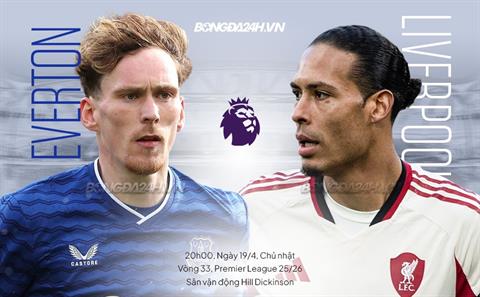 Nhận định Everton vs Liverpool (20h00 ngày 19/4): Derby khó lường