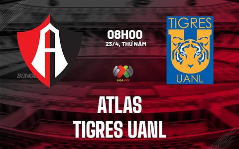Nhận định bóng đá Atlas vs Tigres UANL 8h00 ngày 23/4 (VĐQG Mexico 2025/26)