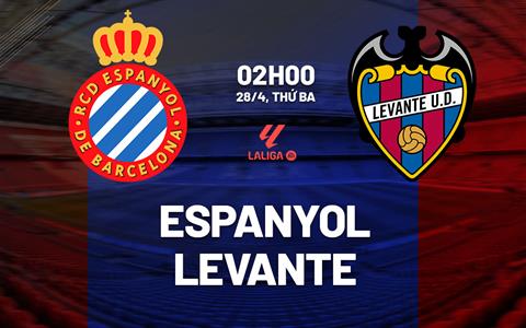 Nhận định Espanyol vs Levante 02h00 ngày 28/4 (La Liga 2025/26)
