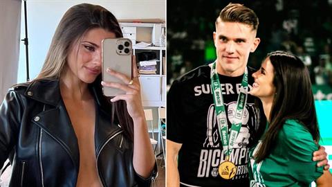 Viktor Gyokeres tái hợp người mẫu nóng bỏng