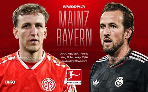 Nhận định Mainz vs Bayern Munich (20h30 ngày 25/4): Đối thủ khó chịu