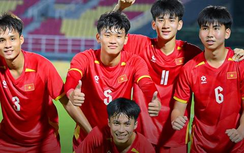 U17 Việt Nam làm nên kỷ lục Đông Nam Á