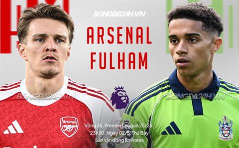 Nhận định Arsenal vs Fulham (23h30 ngày 2/5): Áp lực khủng khiếp