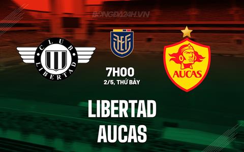 Nhận định bóng đá Libertad FC vs Aucas 7h00 ngày 2/5 (VĐQG Ecuador 2026)
