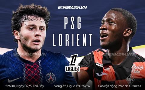 Nhận định PSG vs Lorient 22h00 ngày 2/5 (Ligue 1 2025/26)