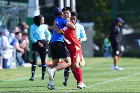 HLV Masahiko hài lòng với tinh thần không bỏ cuộc của U17 nữ Việt Nam