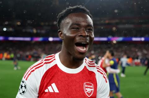 Bukayo Saka muốn đối đầu Bayern hay PSG ở chung kết?